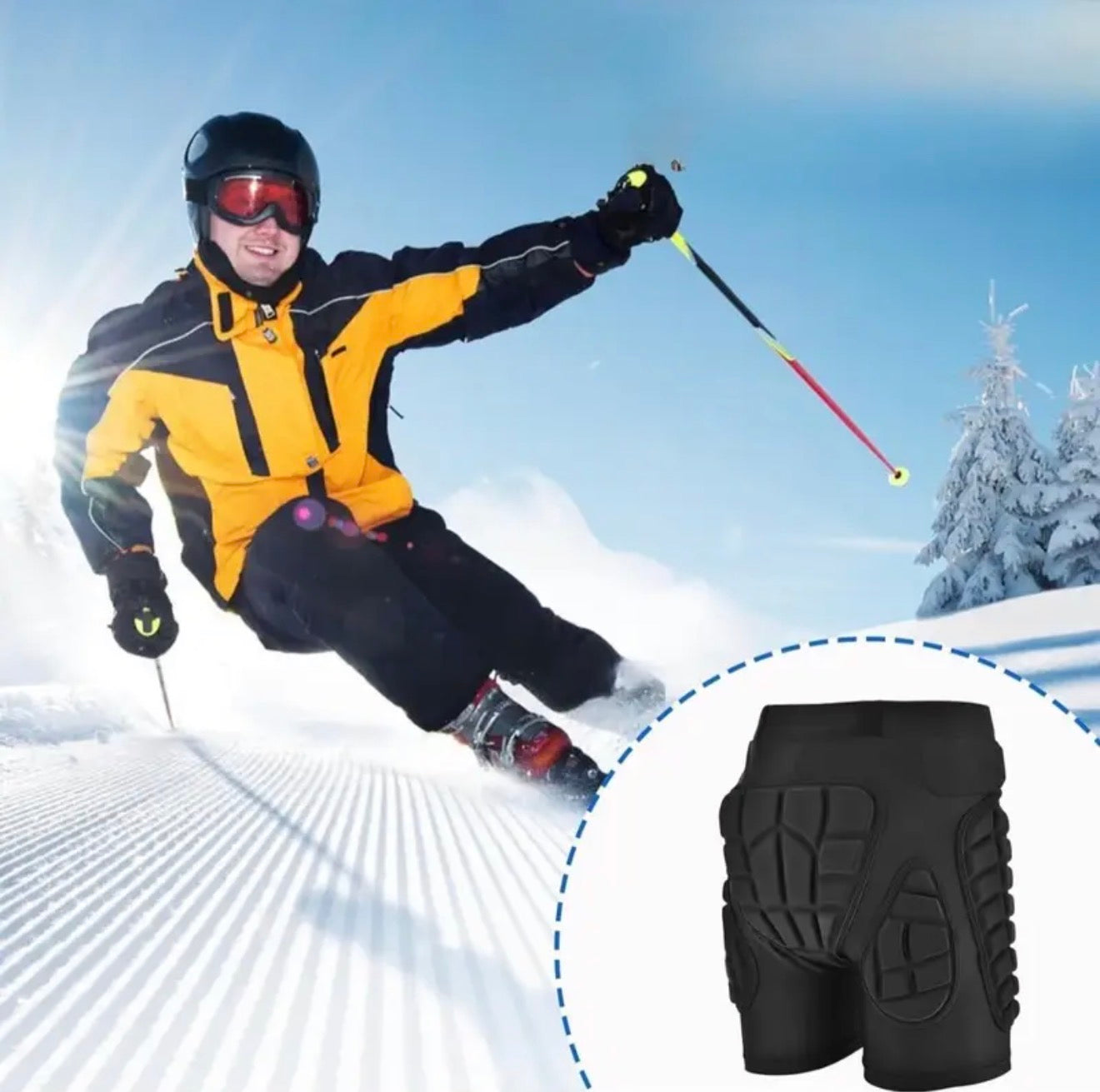 Snowboard and Ski Impact Shorts